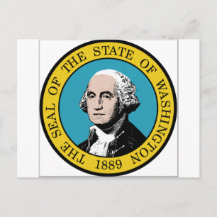 Cartão Postal Selo do Estado de Washington
