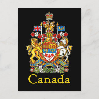 Cartão Postal Selo Nacional do Canadá