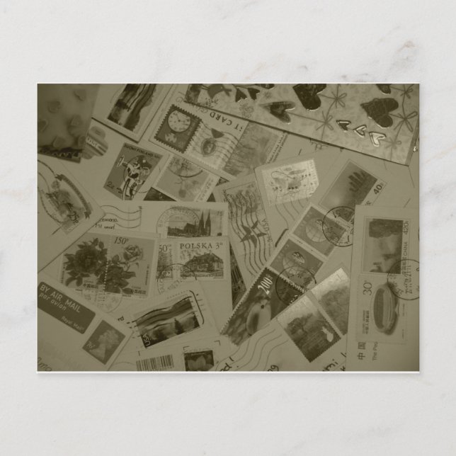 Cartão Postal selos (Frente)