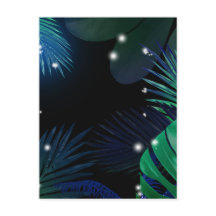 Selva Tropical | Sobreposição de Folhas de Monster