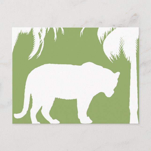 Cartão Postal Selva verde (Frente)