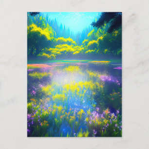 Cartão Postal Selvagem Radiante