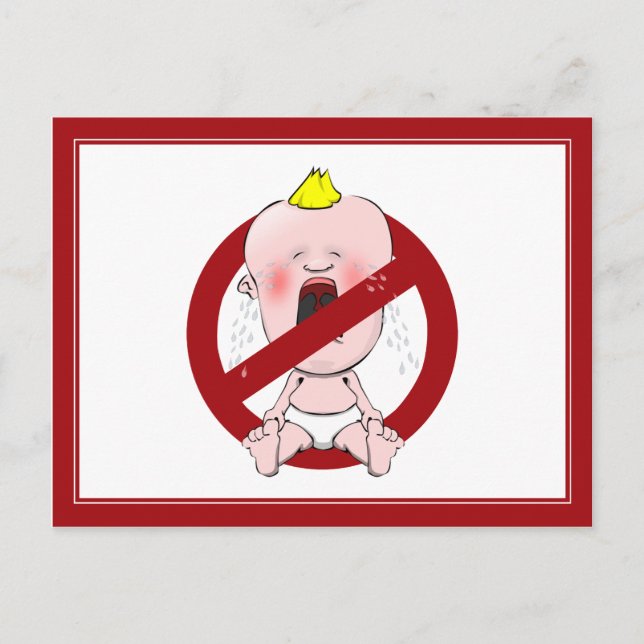 CARTÃO POSTAL SEM BEBÊS DE CRY (Frente)