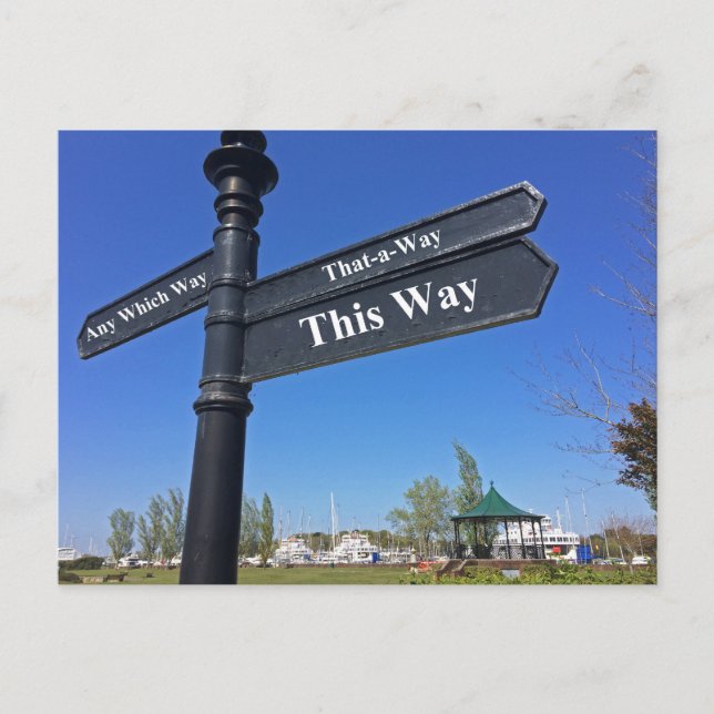 Cartão Postal 'Sem Direção' (Frente)