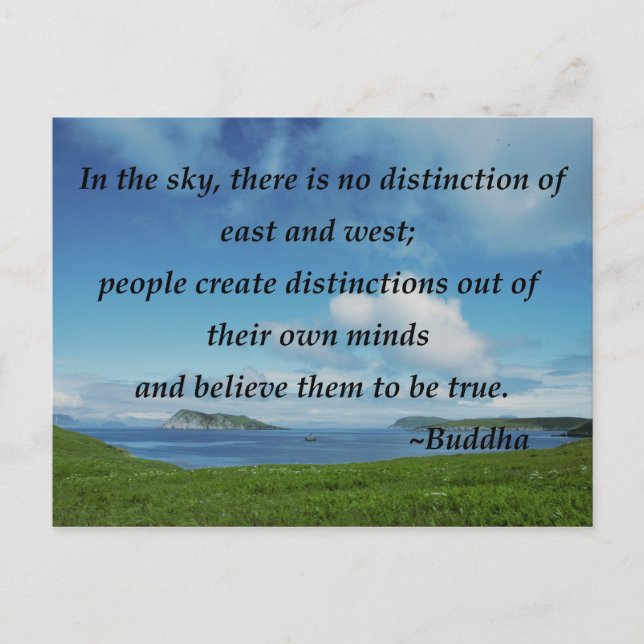 Cartão Postal Sem Distinção (Frente)