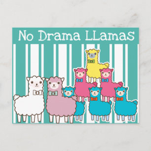Cartão Postal Sem Drama Llamas