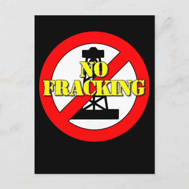 Cartão Postal Sem Fracking no Reino Unido 2 (Frente)