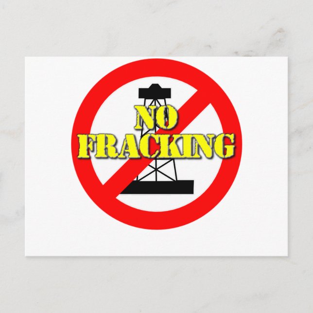 Cartão Postal Sem Fracking no Reino Unido 2 (Frente)