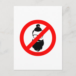 Cartão Postal Sem Hipsteres ou Man Buns