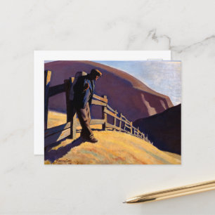 Cartão Postal Sem lugar para ir por Maynard Dixon