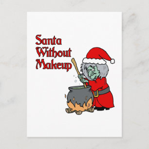 Cartão Postal sem maquiagem