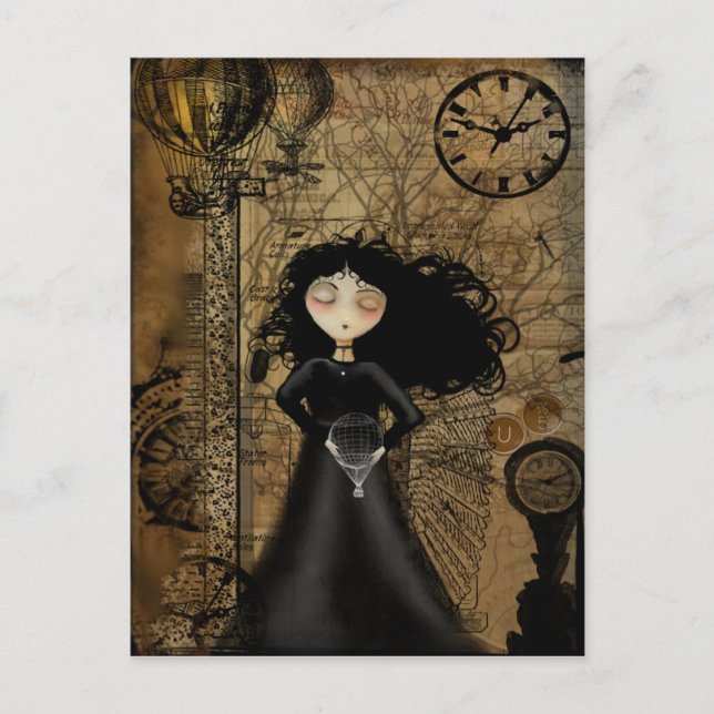 Cartão Postal Sem Medo do Cartão-Postal Voador (Frente)