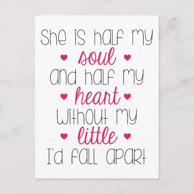 Cartão Postal Sem Meu Pequeno (Frente)