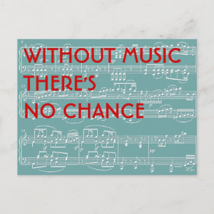 Cartão Postal Sem Música Sem Chance