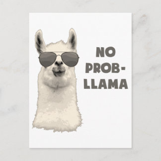 Cartão Postal Sem problemas Llama