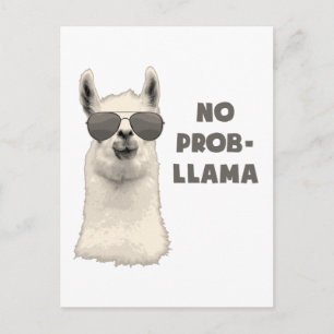 Cartão Postal Sem problemas Llama