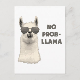 Cartão Postal Sem problemas Llama
