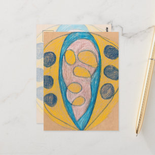 Cartão Postal Sem título, 1908 por Hilma af Klint