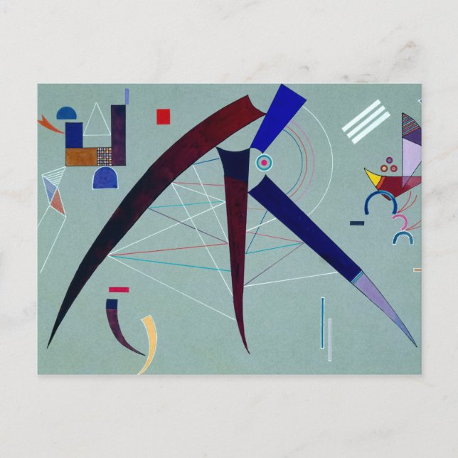 Cartão Postal Sem título, 1941 de Wassily Kandinsky (Frente)