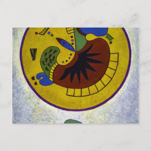 Cartão Postal Sem título, pato, 1944 por Wassily Kandinsky