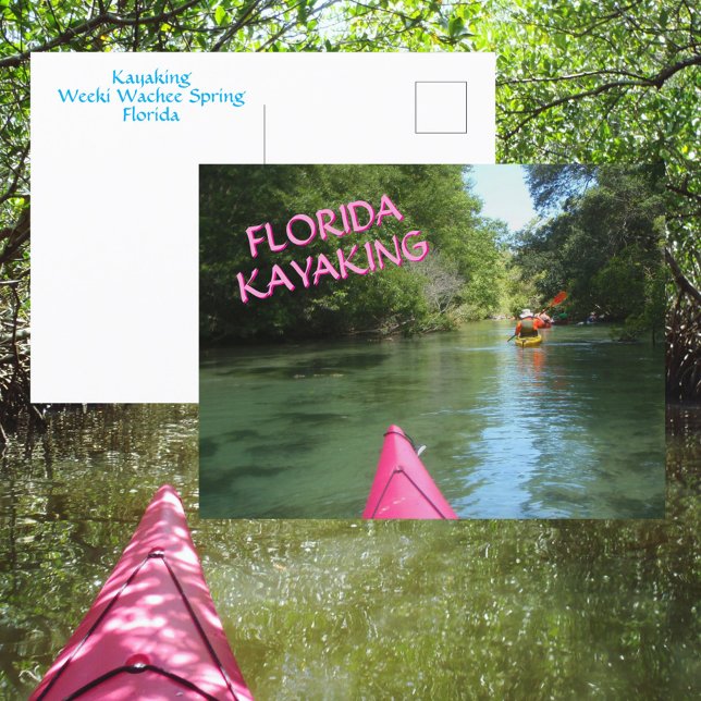 Cartão Postal Semana de Caiaque no Weeki Wachee Spring Flórida A (Criador carregado)