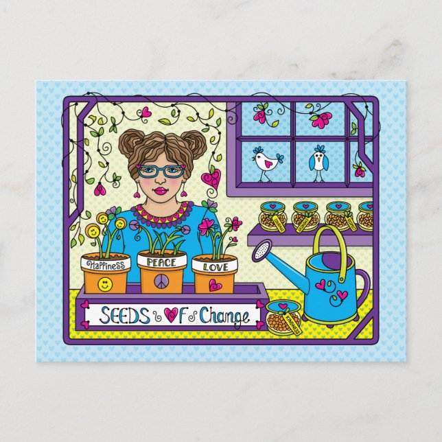 Cartão Postal Sementes De Variação_ (Frente)