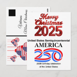 Cartão Postal Semiquincentenário dos Estados Unidos: Ano Novo 20