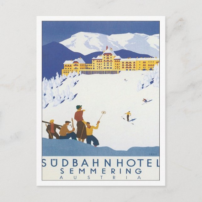 Cartão Postal Semmering Austria (Frente)