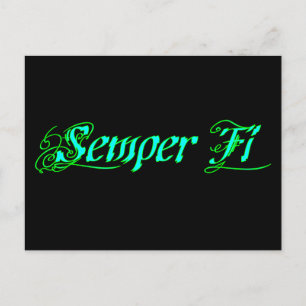 Cartão Postal Semper Fi