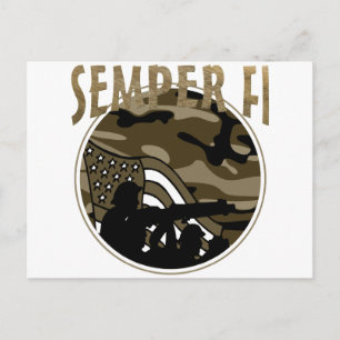 Cartão Postal Semper Fi