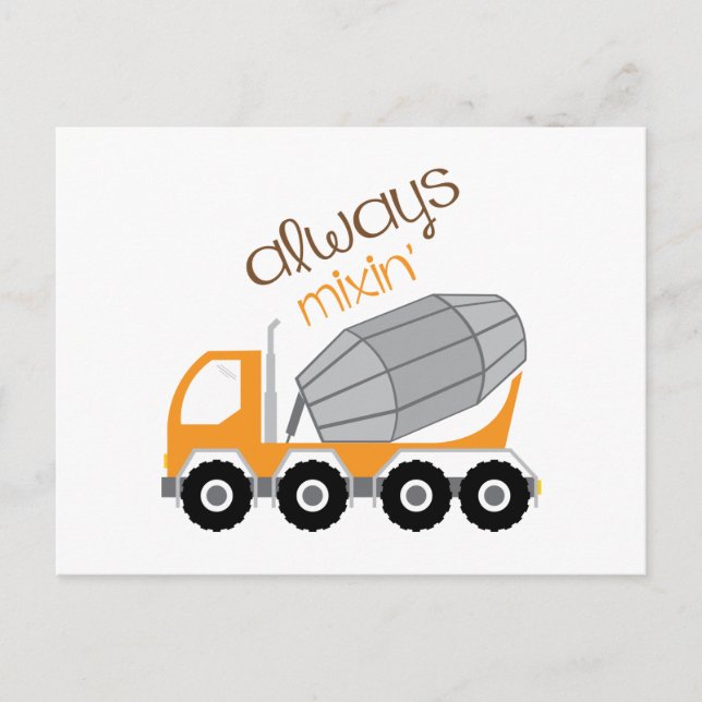 Cartão Postal Sempre Misturando (Frente)