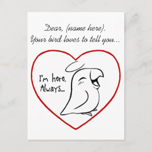 Cartão Postal Sempre no meu coração