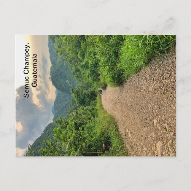 Cartão Postal Semuc Champey, Cartão-postal da Guatemala (Frente)