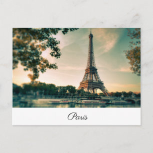 Cartão Postal Sena Paris