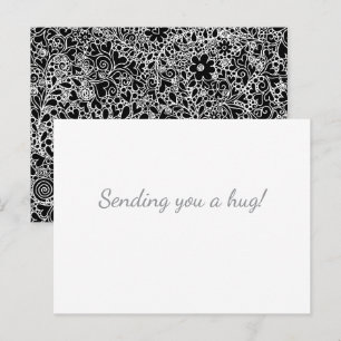 Cartão Postal Sending You a Hug Postcard – Arte no Verso