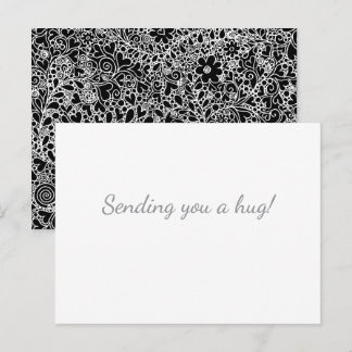 Cartão Postal Sending You a Hug Postcard – Arte no Verso