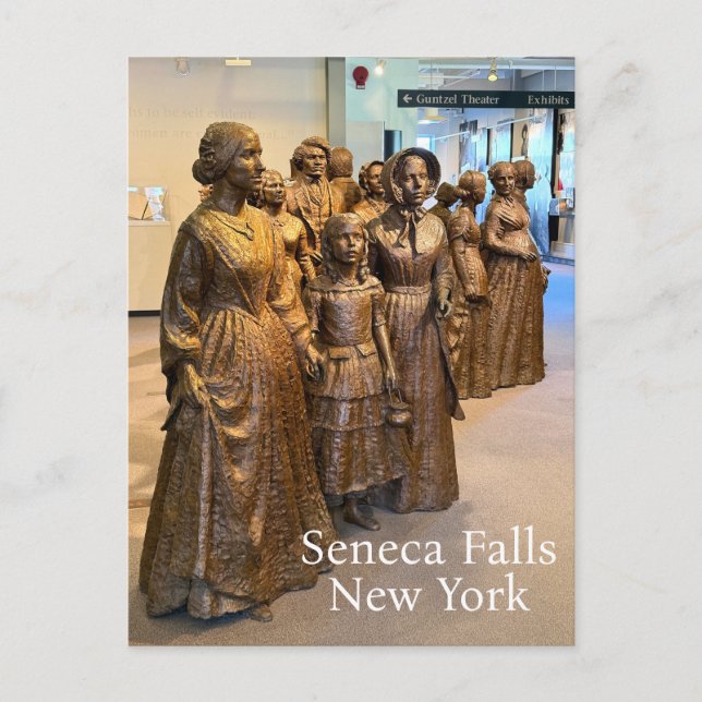 Cartão Postal Seneca Falls New York (Frente)