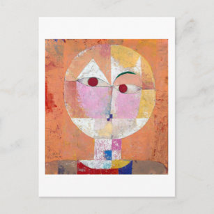 Cartão Postal Senecio, Paul Klee