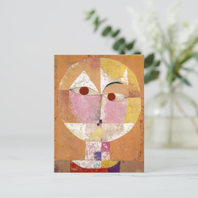 Cartão Postal Senecio | Paul Klee | (Em pé/Frente)