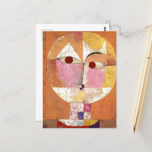 Cartão Postal Senecio por Paul Klee