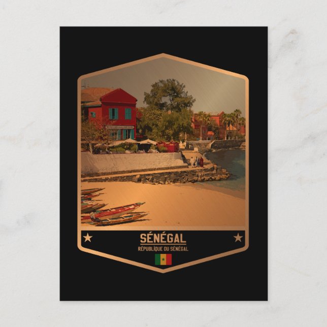 Cartão Postal Senegal (Frente)