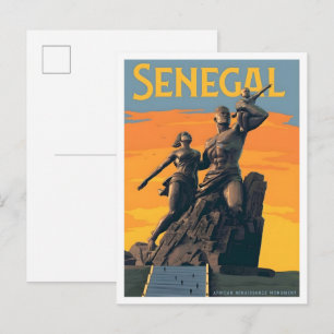 Cartão Postal Senegal Viagens Antigas