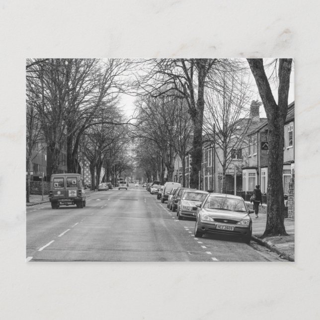 Cartão Postal Senghennydd Road, Cardiff, País de Gales 2012 (Frente)