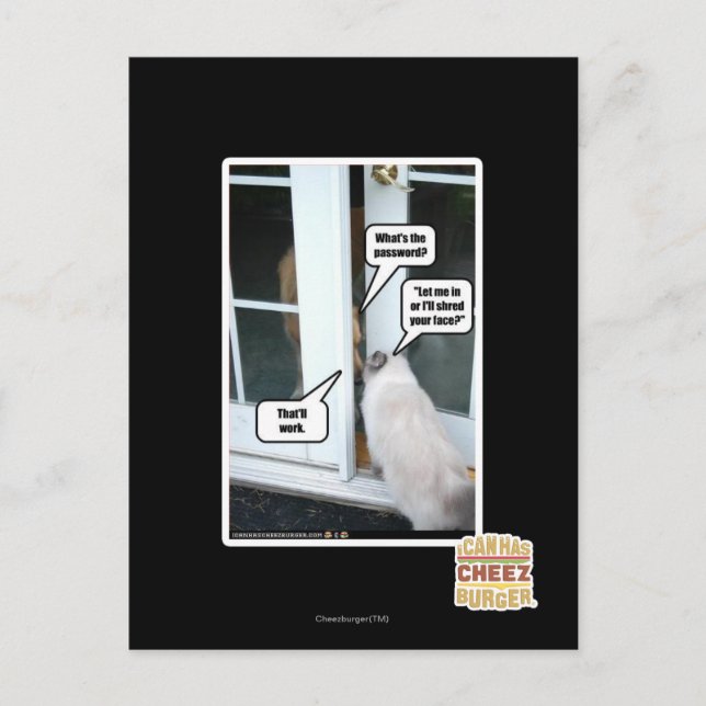 Cartão Postal Senha (Frente)