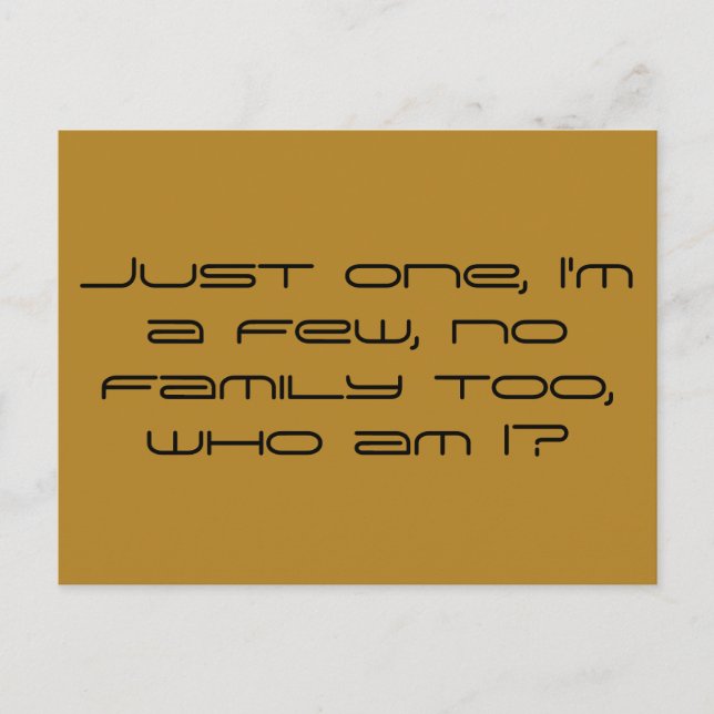 Cartão Postal Senha de clone clube geométrico — apenas um. (Frente)