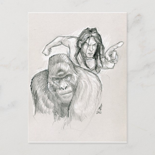 Cartão Postal Senhor da Selva (Frente)