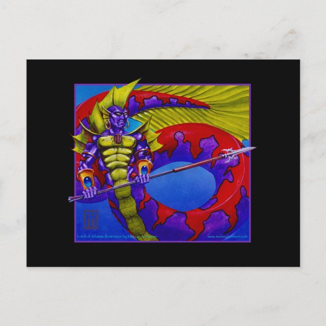 Cartão Postal Senhor de Atlantis (Frente)