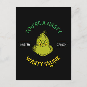 Cartão Postal Senhor Grinch Você é um Cativeiro Fedorento