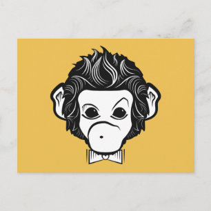 Cartão Postal senhor macaco