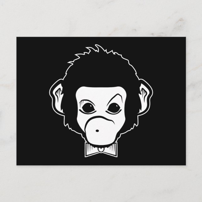 Cartão Postal senhor macaco (Frente)